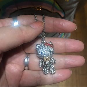 Hello Kitty Swarovski Crystal necklaces